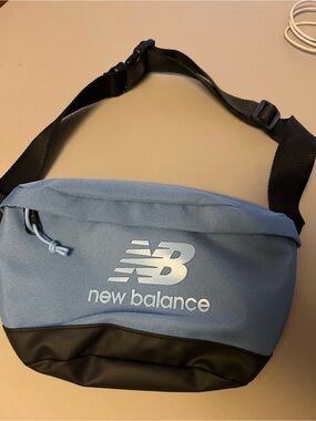 New Balance Sky Blue and Black Waist Bag